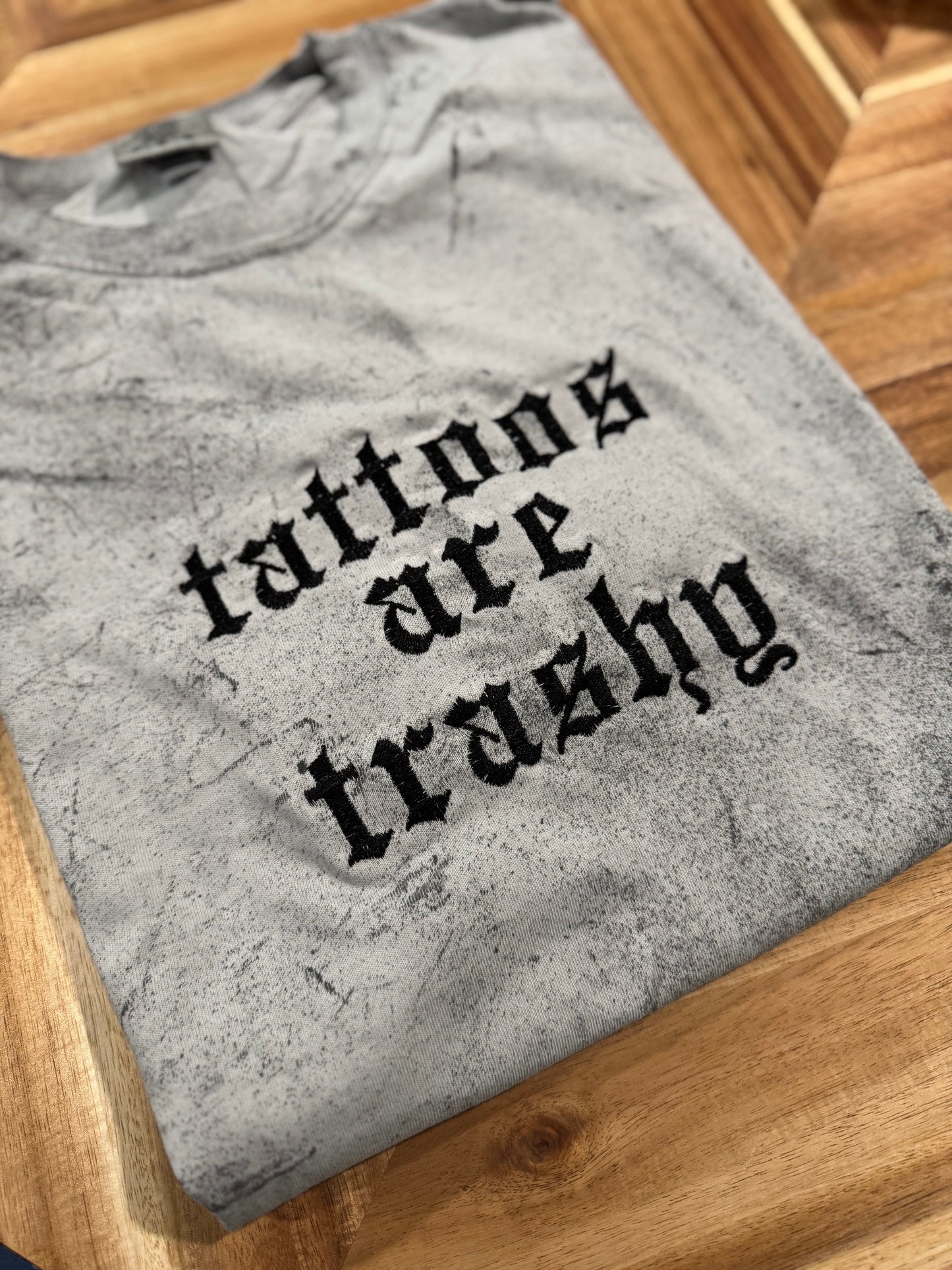 “Tattoos Are Trashy” Grunge Tee