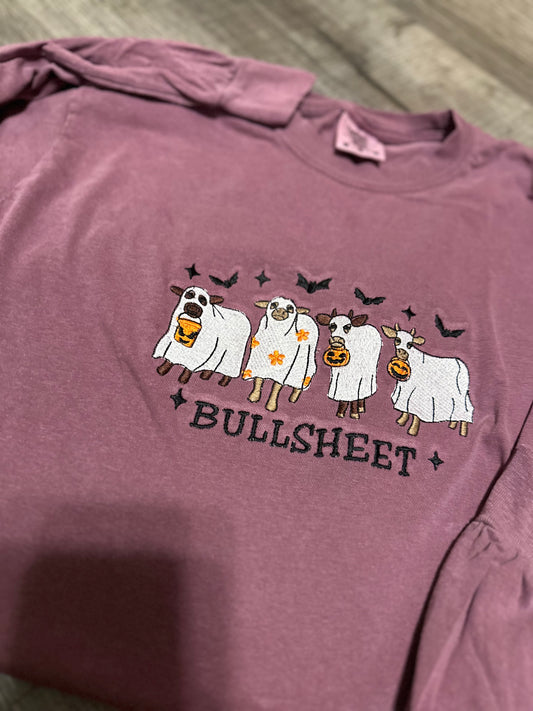 “BULLSHEET” Halloween Embroidered