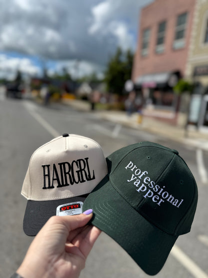“HAIRGRL” Embroidered Hat – Two-Tone Otto Brand