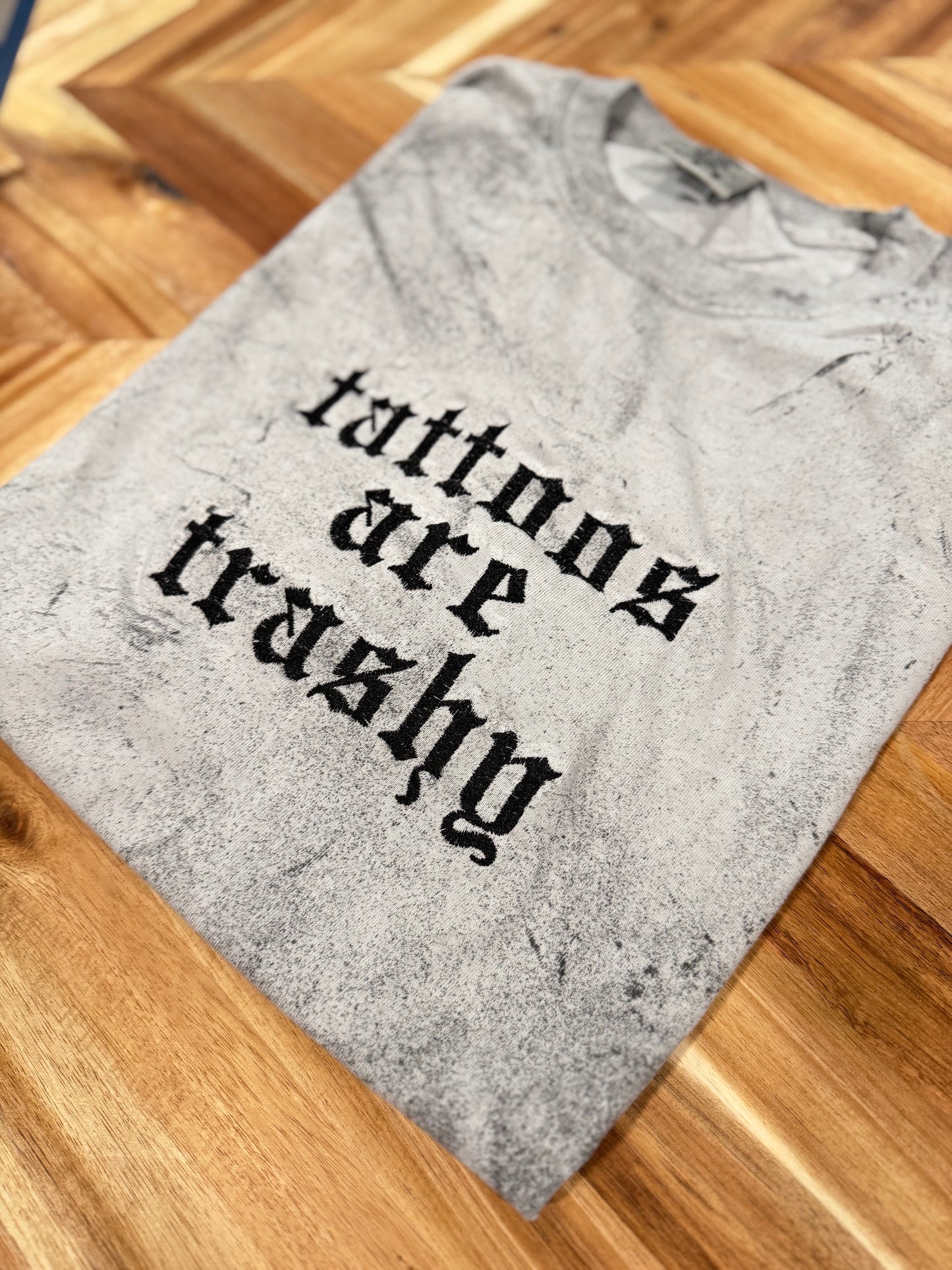 “Tattoos Are Trashy” Grunge Tee