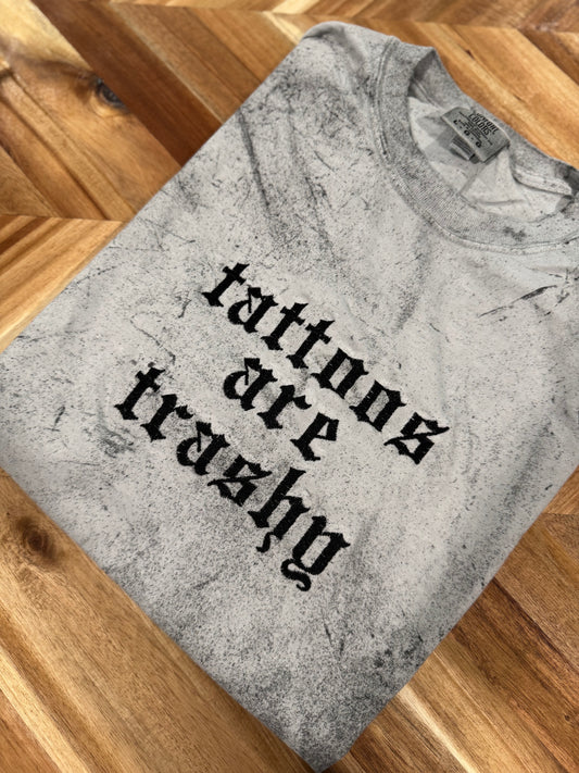 “Tattoos Are Trashy” Grunge Tee